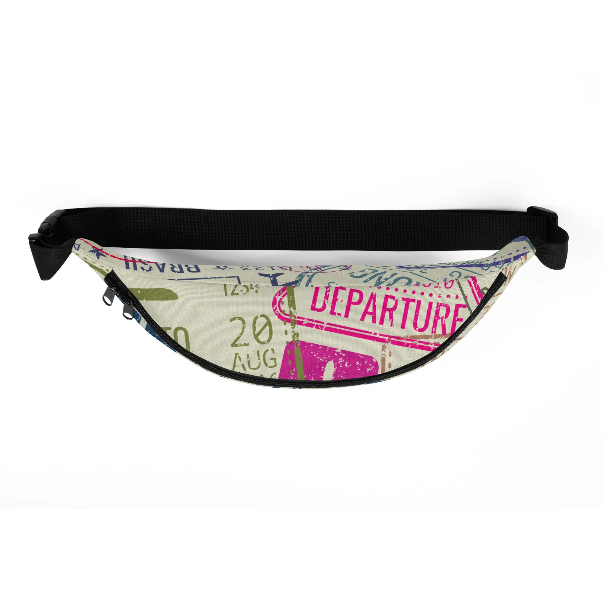 Passport Stamps Fanny Pack