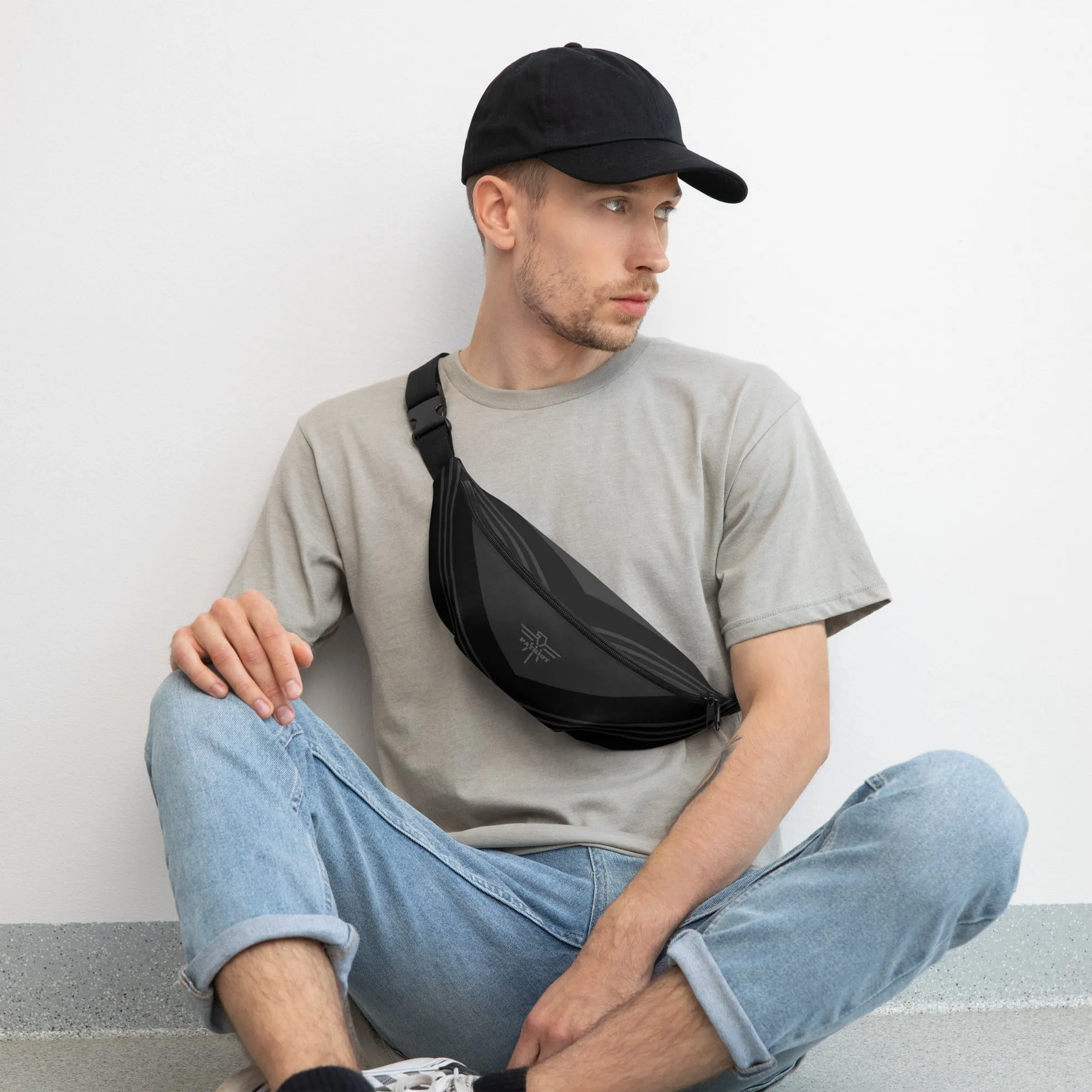 Patriot Grey/Black Fanny Pack