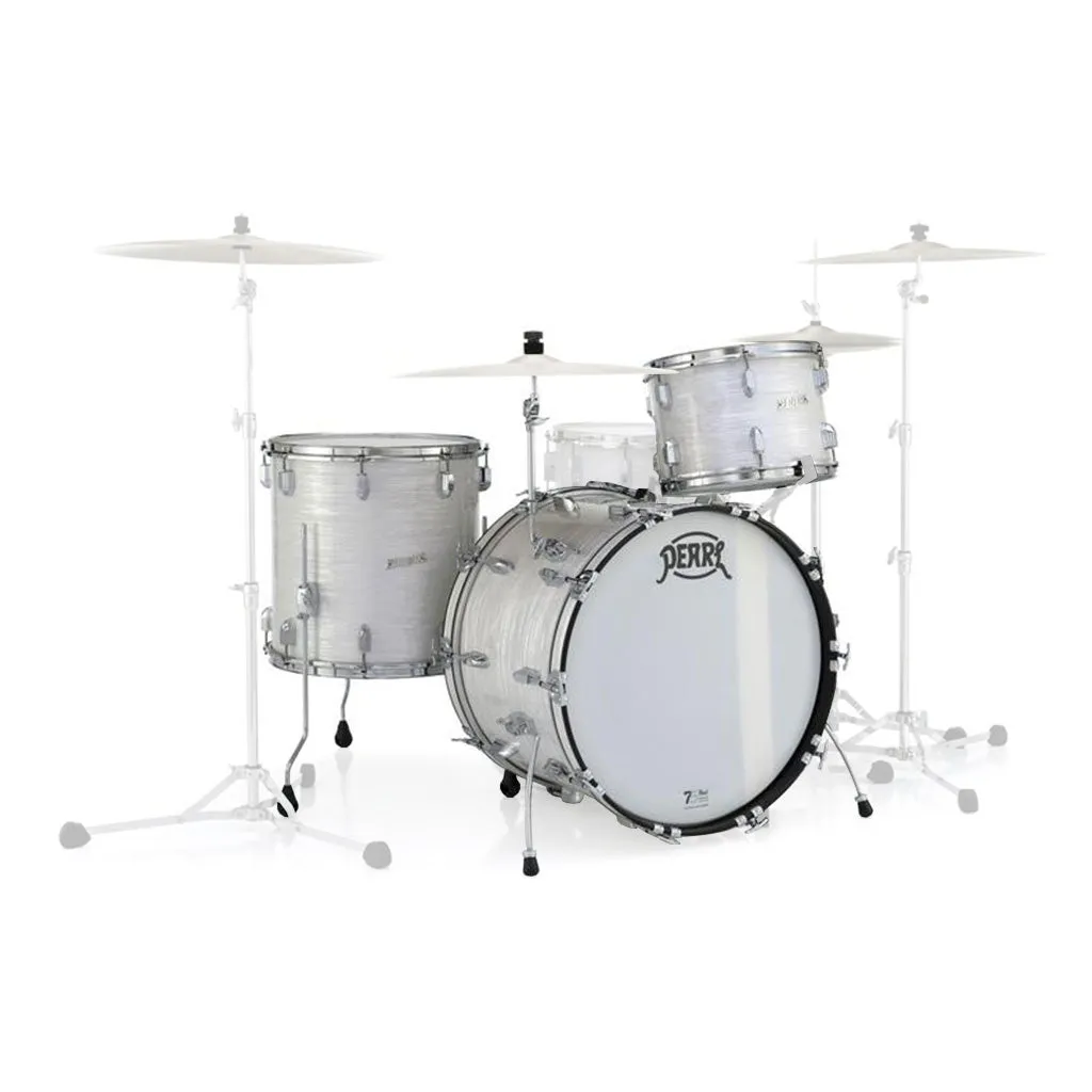 Pearl Limited Edition 75th Anniversary President Phenolic 22" 3 Piece Shell Pack in Pearl White Oyster