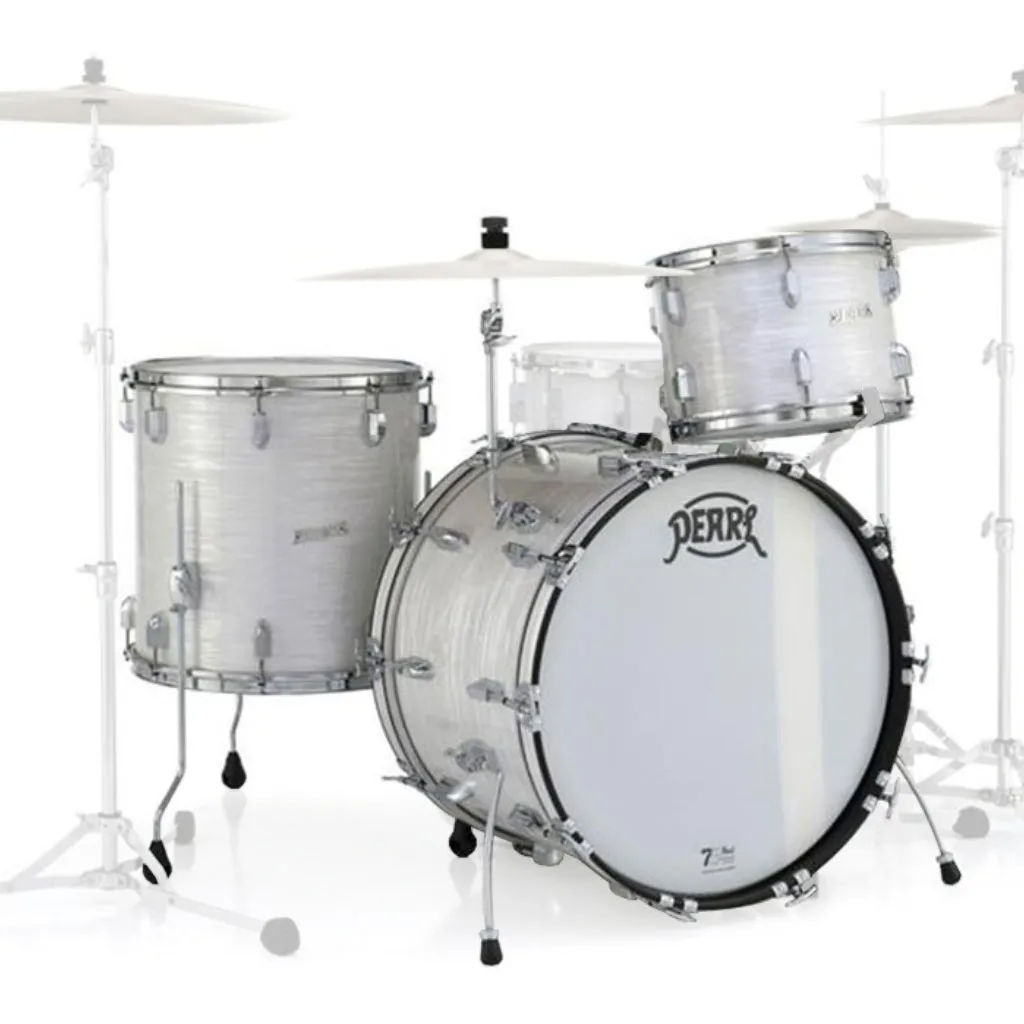 Pearl Limited Edition 75th Anniversary President Phenolic 22" 3 Piece Shell Pack in Pearl White Oyster