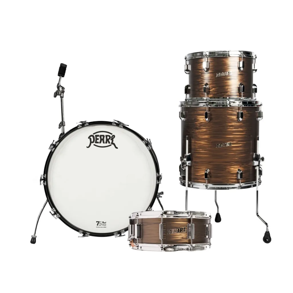 Pearl Limited Edition 75th Anniversary President Series Phenolic 22" 4-Piece Shell Pack Lauan - Matte Bronze Oyster