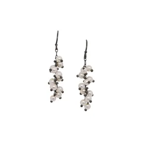 Pearl Short Spiral Earrings