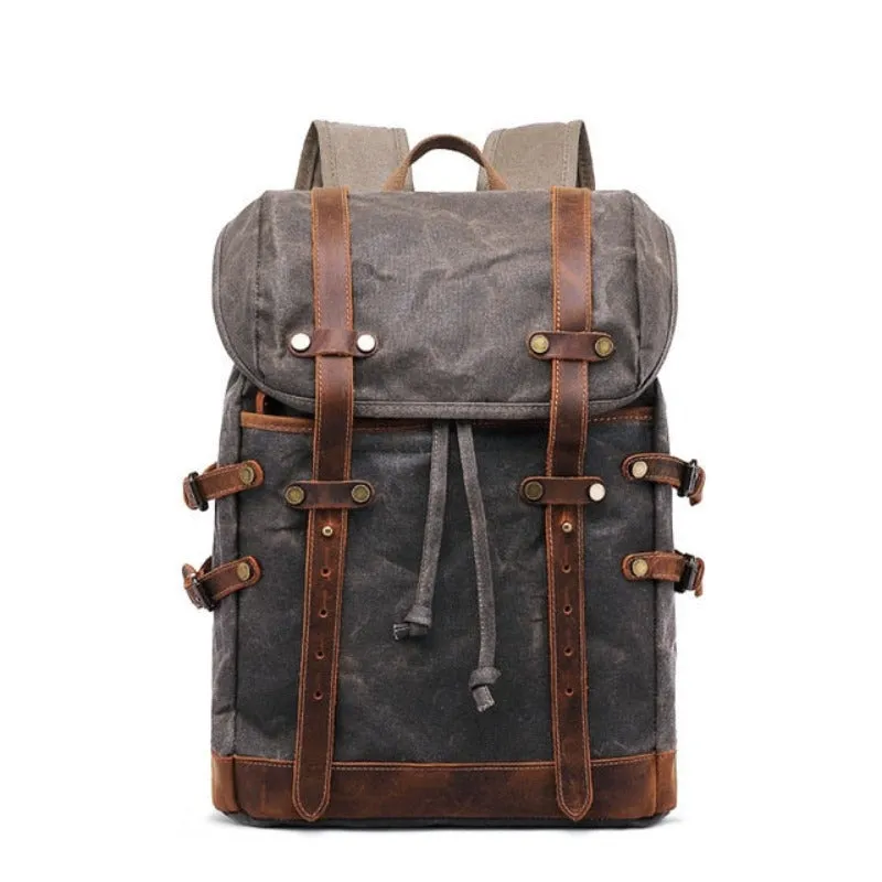 Perfect School College Canvas Daypack