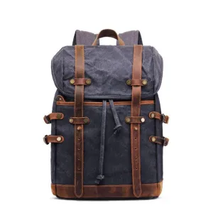 Perfect School College Canvas Daypack