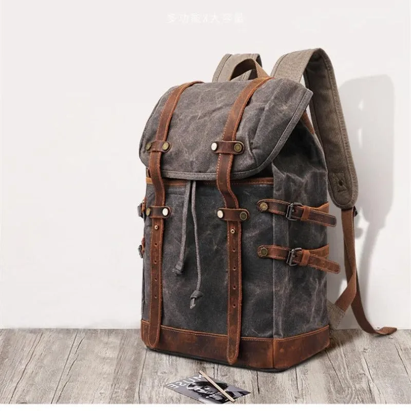 Perfect School College Canvas Daypack