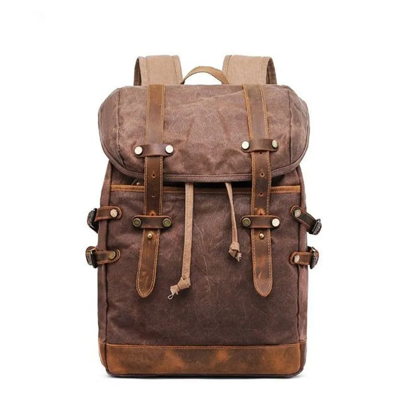 Perfect School College Canvas Daypack