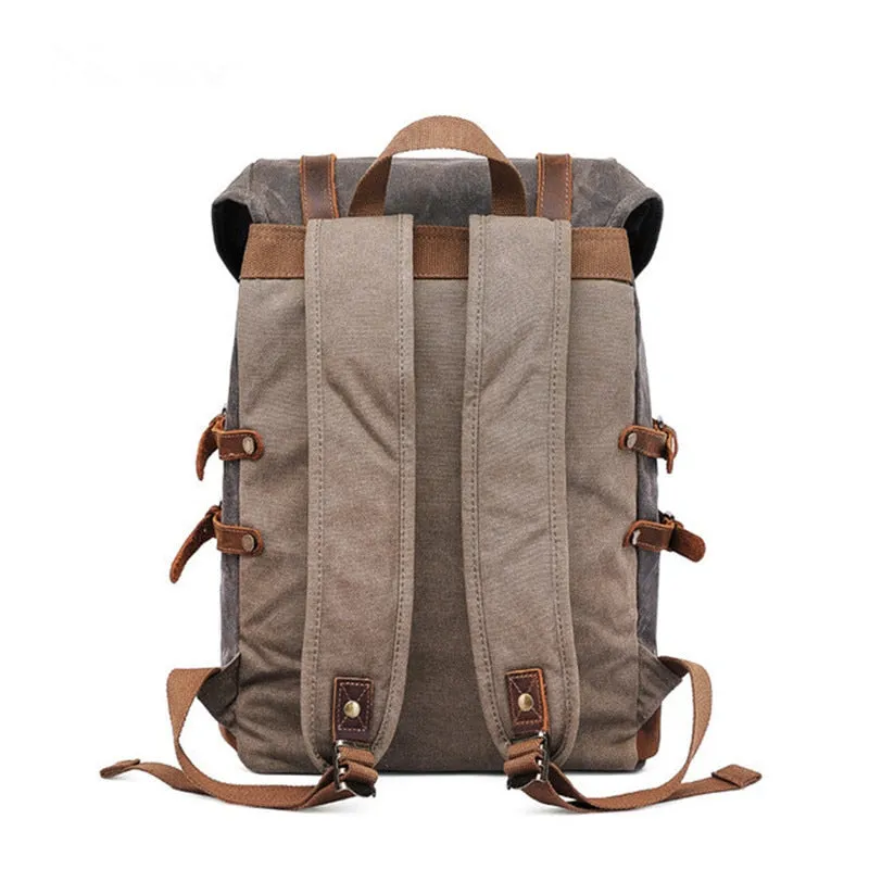Perfect School College Canvas Daypack