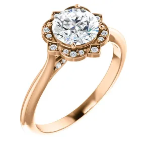 Petal Engagement Ring
