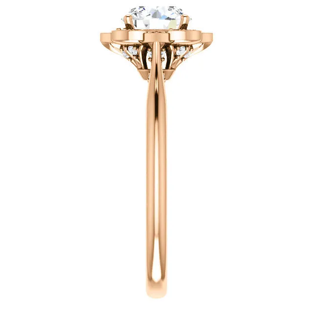 Petal Engagement Ring