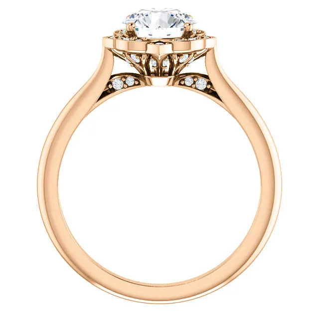 Petal Engagement Ring