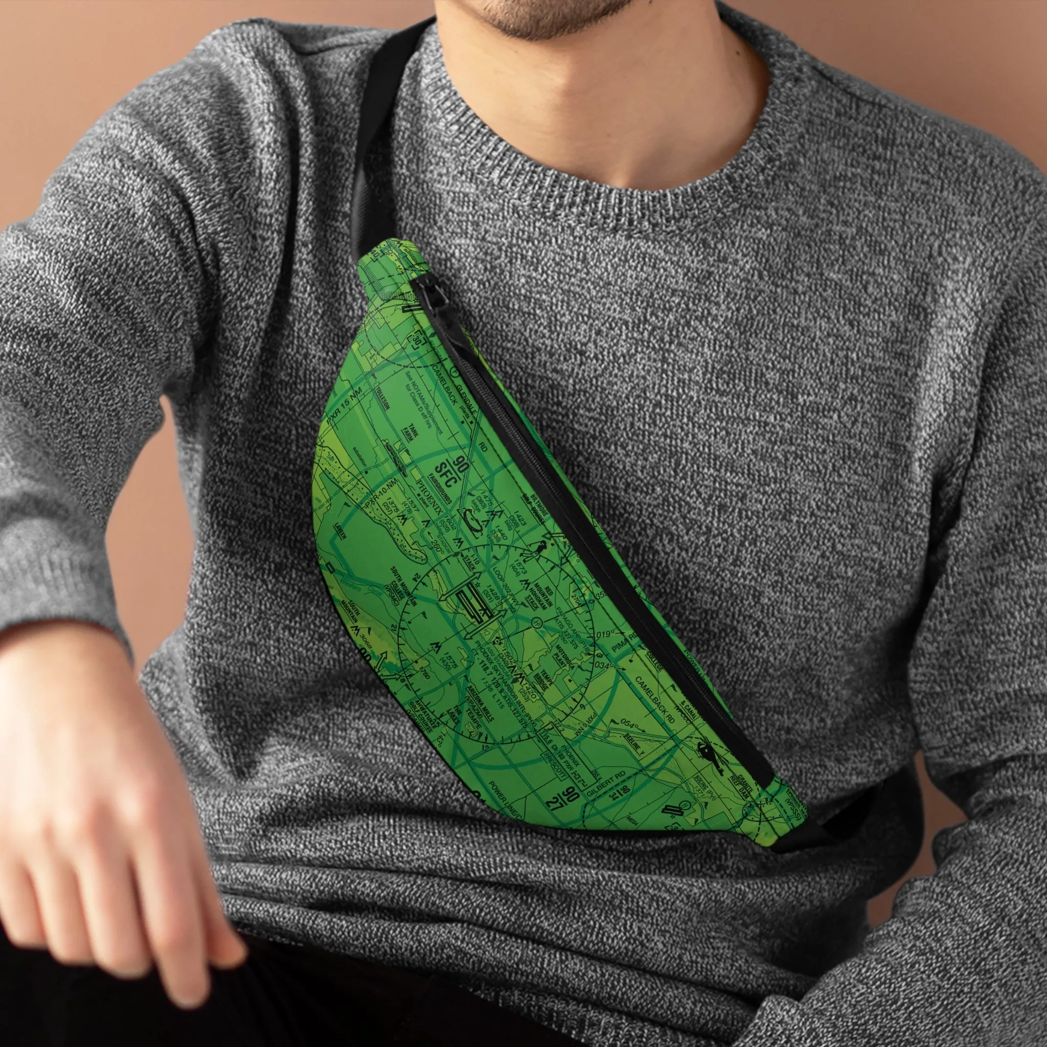 Phoenix TAC Chart fanny pack (green)