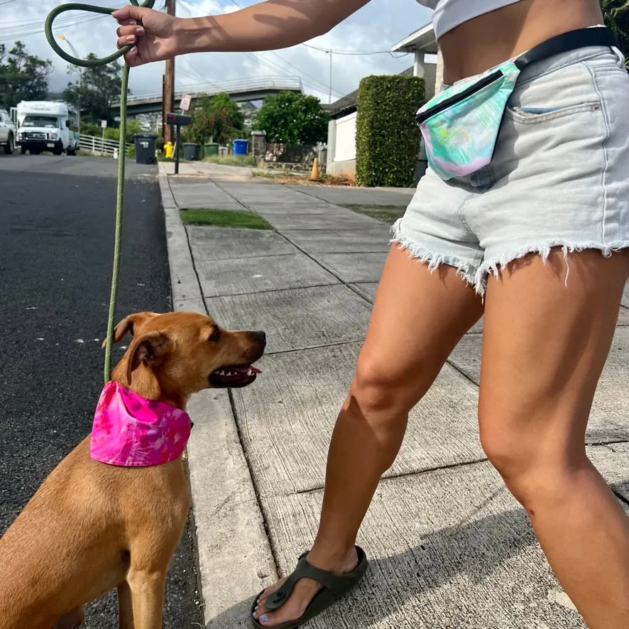 Pink Hibiscus Pet Bandana