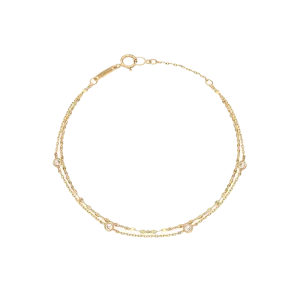 Plain Two-Line Chain Bracelet BETM4093