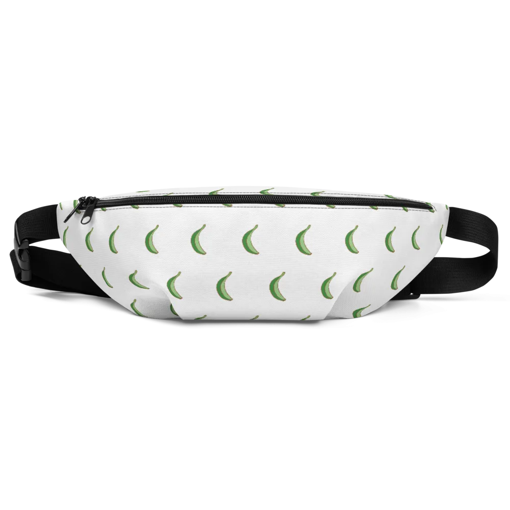 Platano All-Over Fanny Pack (White)