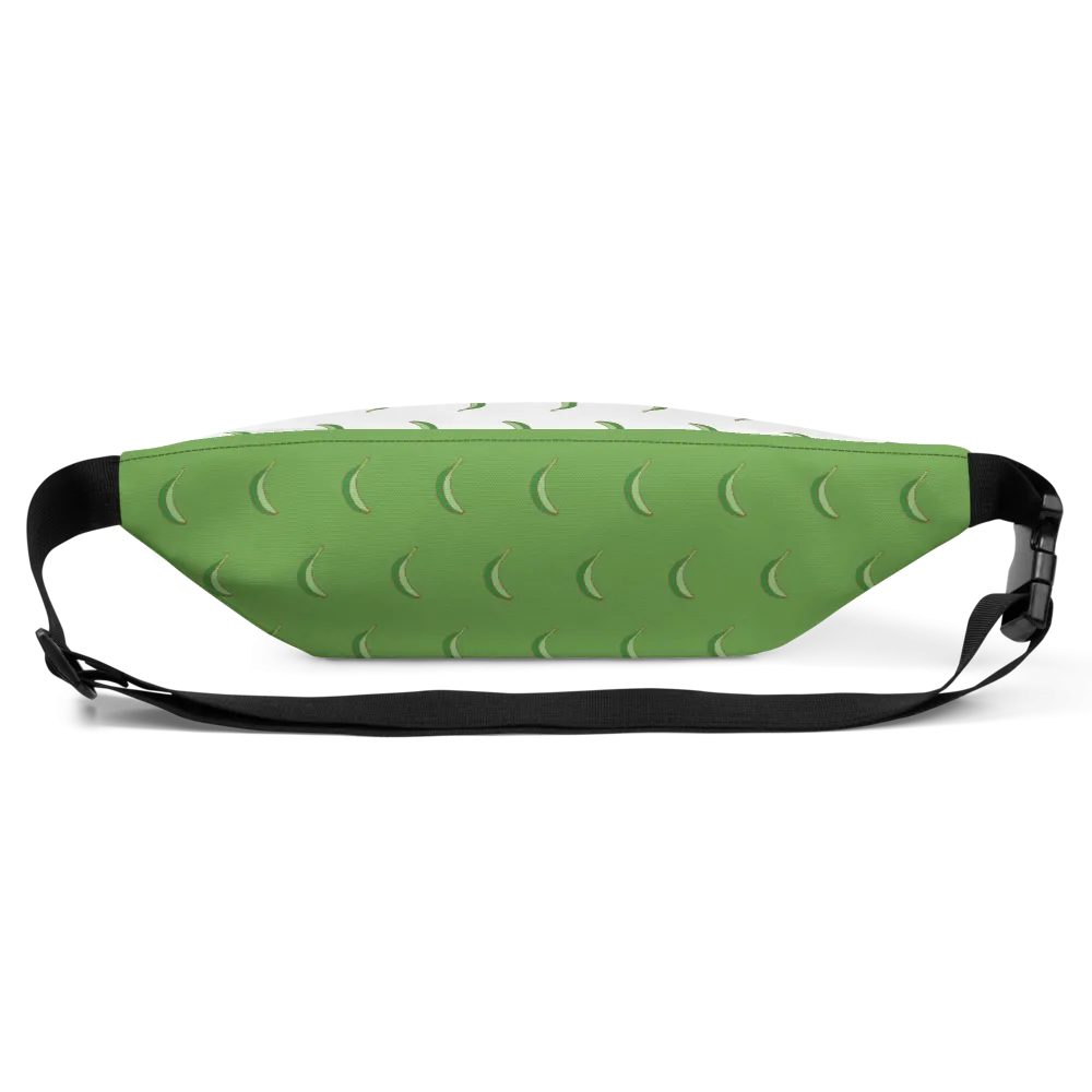 Platano All-Over Fanny Pack (White)