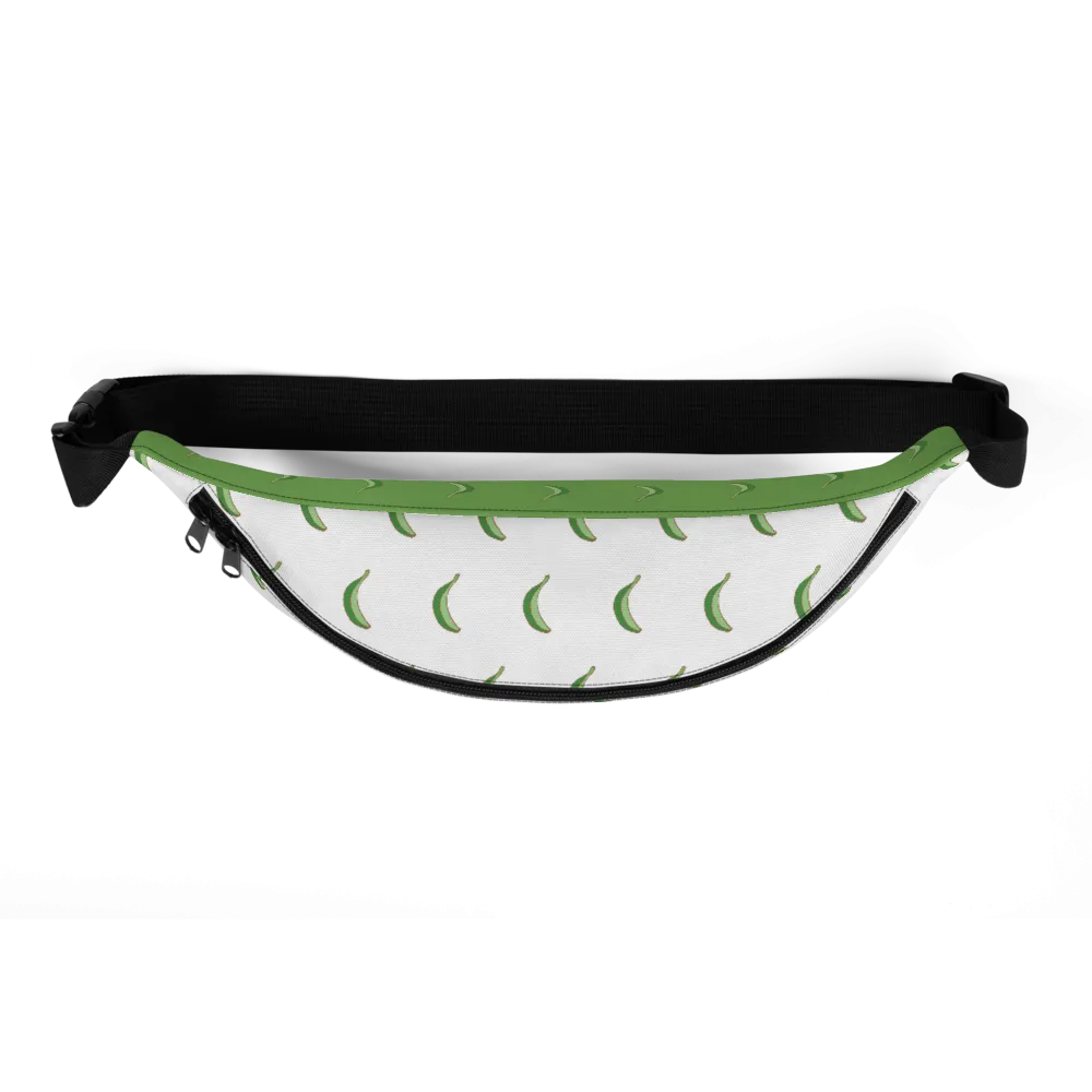 Platano All-Over Fanny Pack (White)