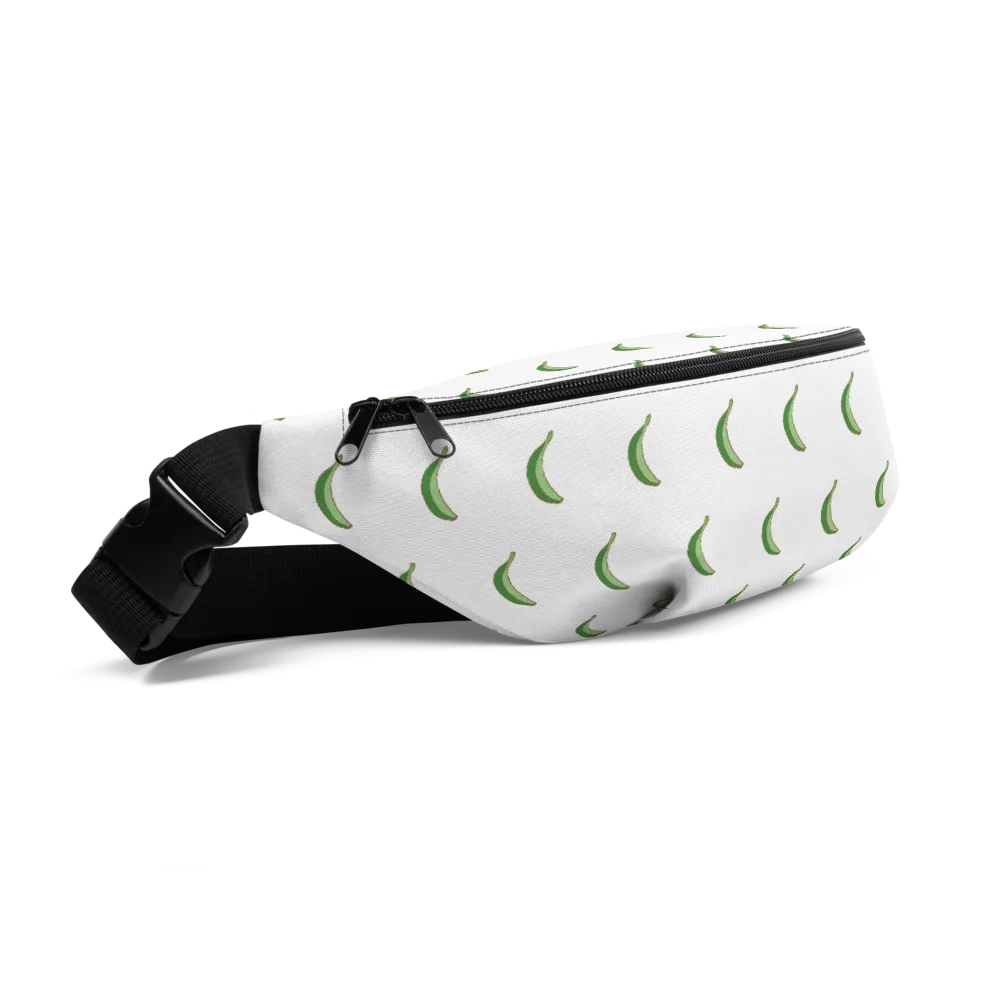 Platano All-Over Fanny Pack (White)