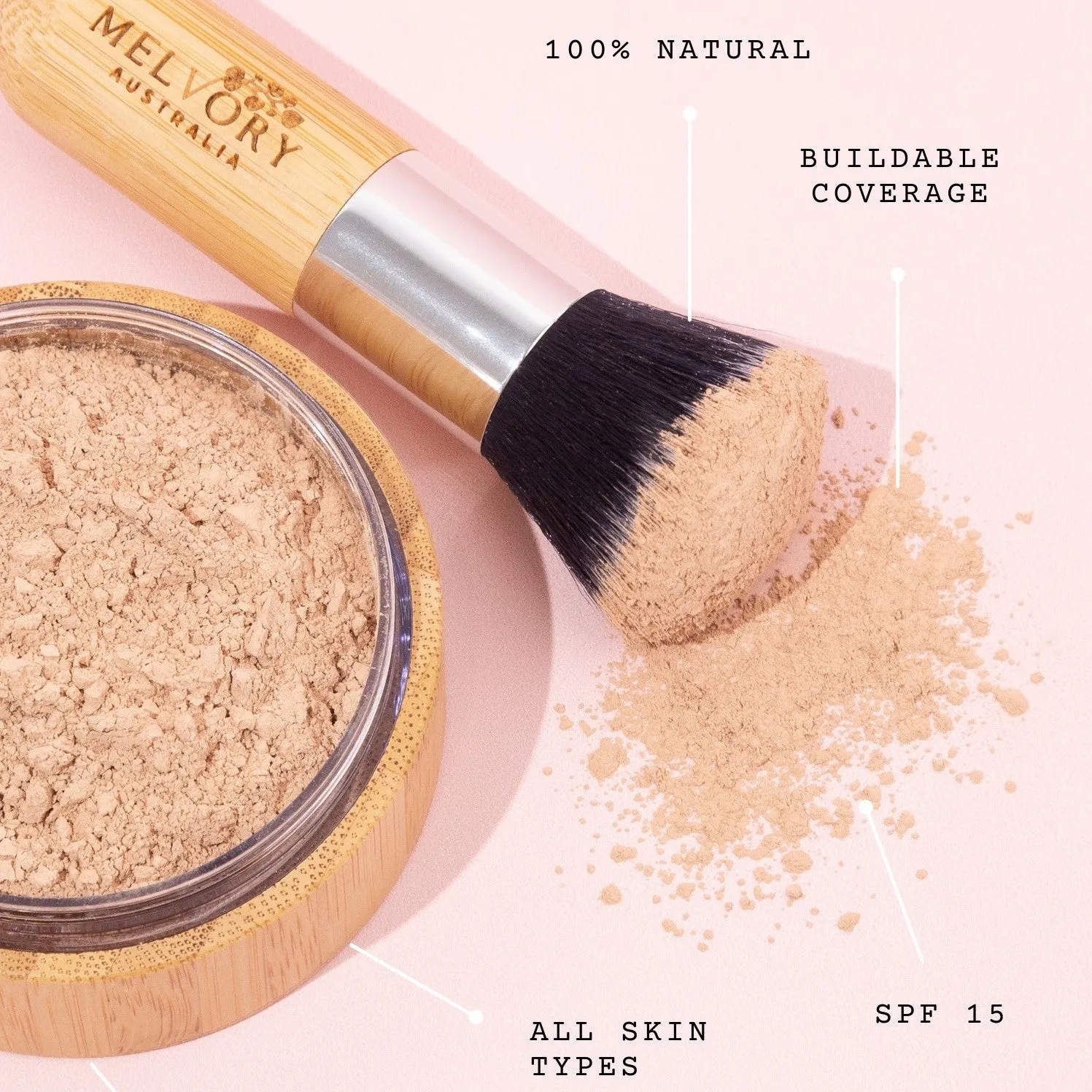 Powder Foundation & Lipstick Set