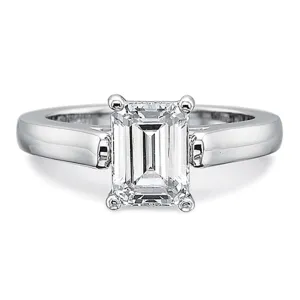 Precision Set Flush Fit Solitaire Diamond Engagement Ring