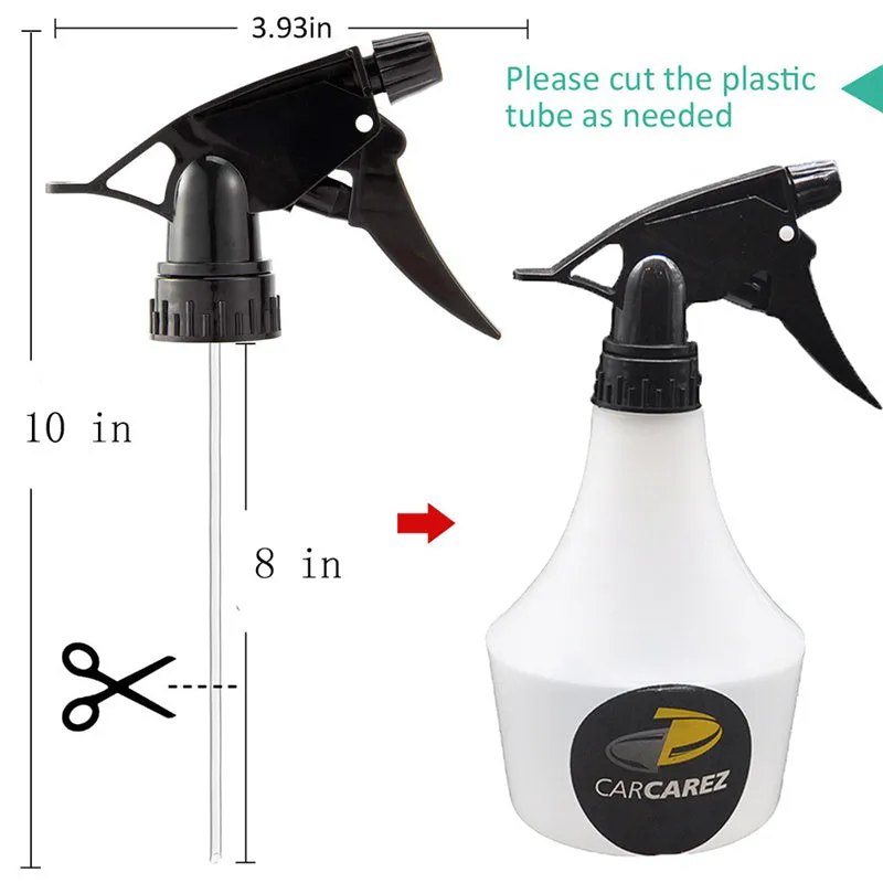 Premium Trigger Sprayer w. 8" Tube - 28/400 Thread (Pack of 6)