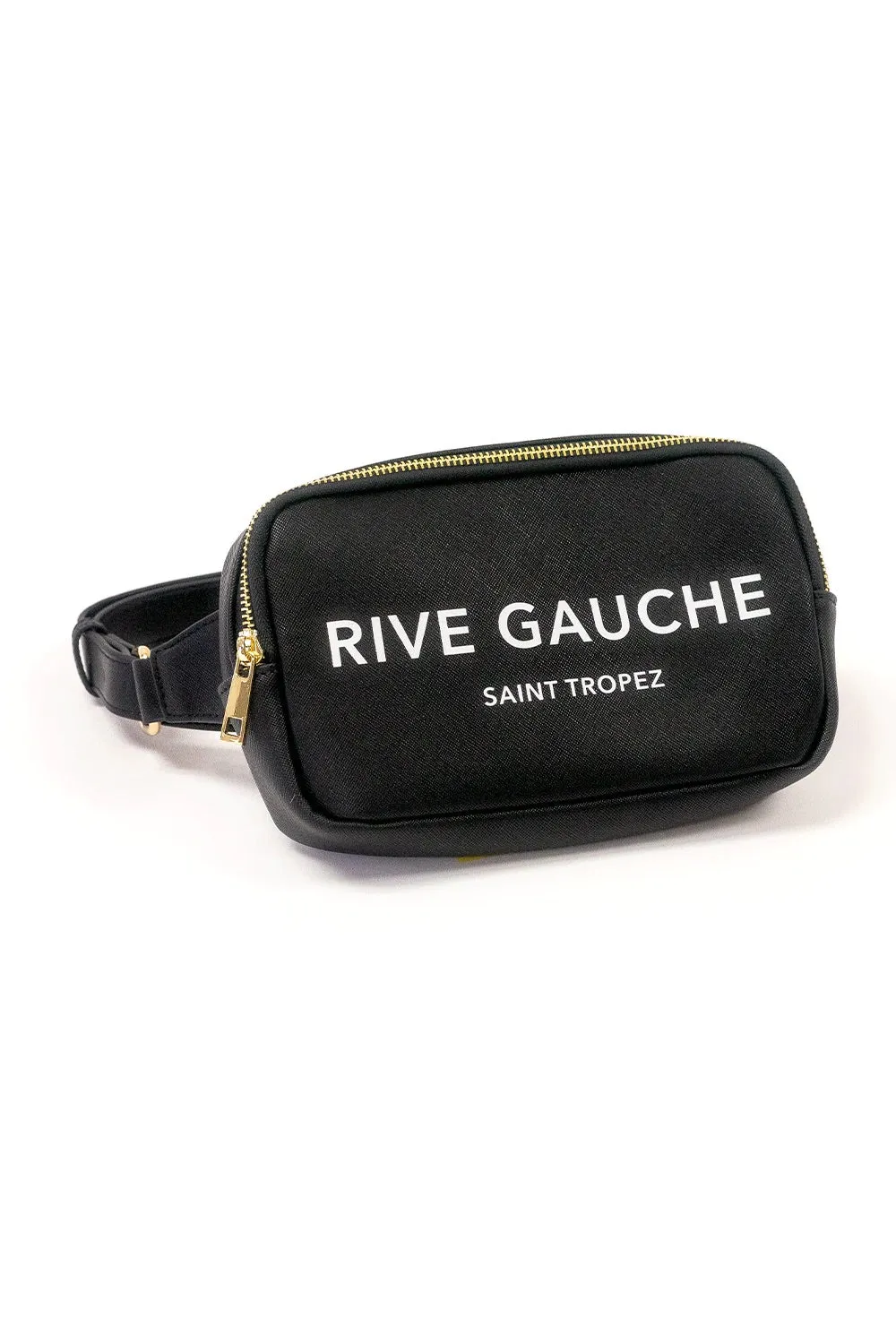 Rive Gauche Black Fanny Pack