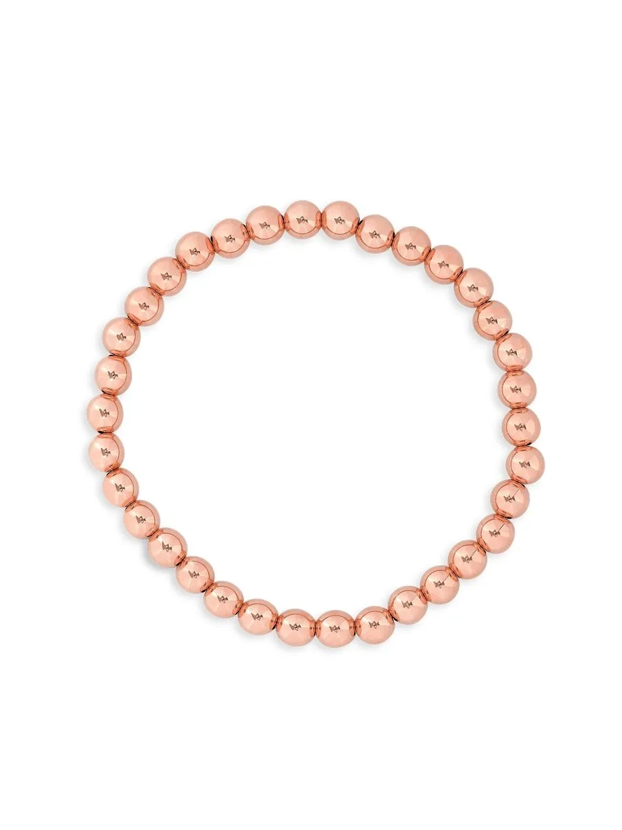Rose Gold Everyday Stretch Bracelet - 5mm
