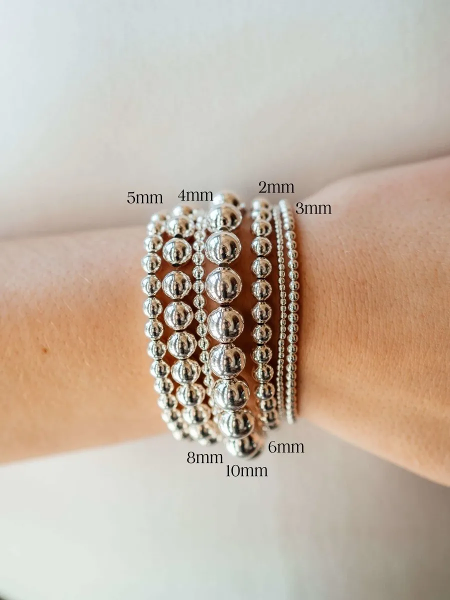 Rose Gold Everyday Stretch Bracelet - 5mm
