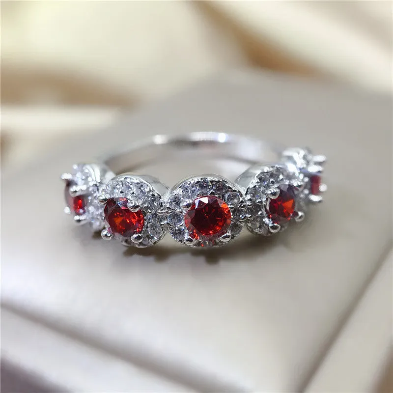 Round Cut Created Diamond Ring