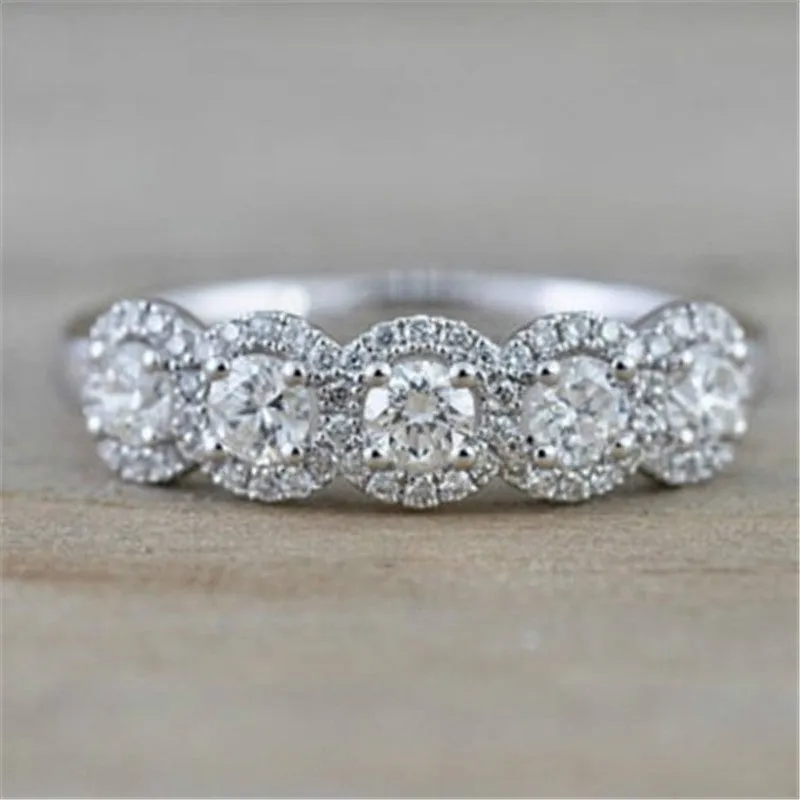 Round Cut Created Diamond Ring