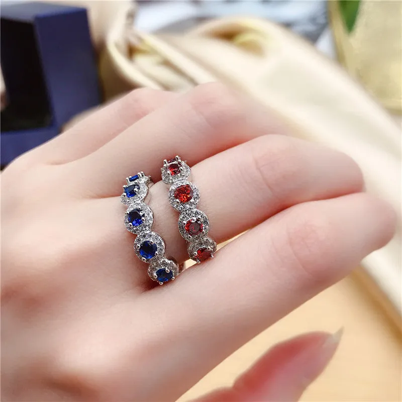 Round Cut Created Diamond Ring