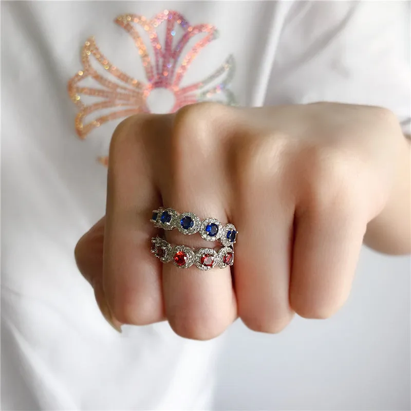 Round Cut Created Diamond Ring