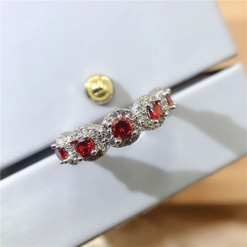 Round Cut Created Diamond Ring