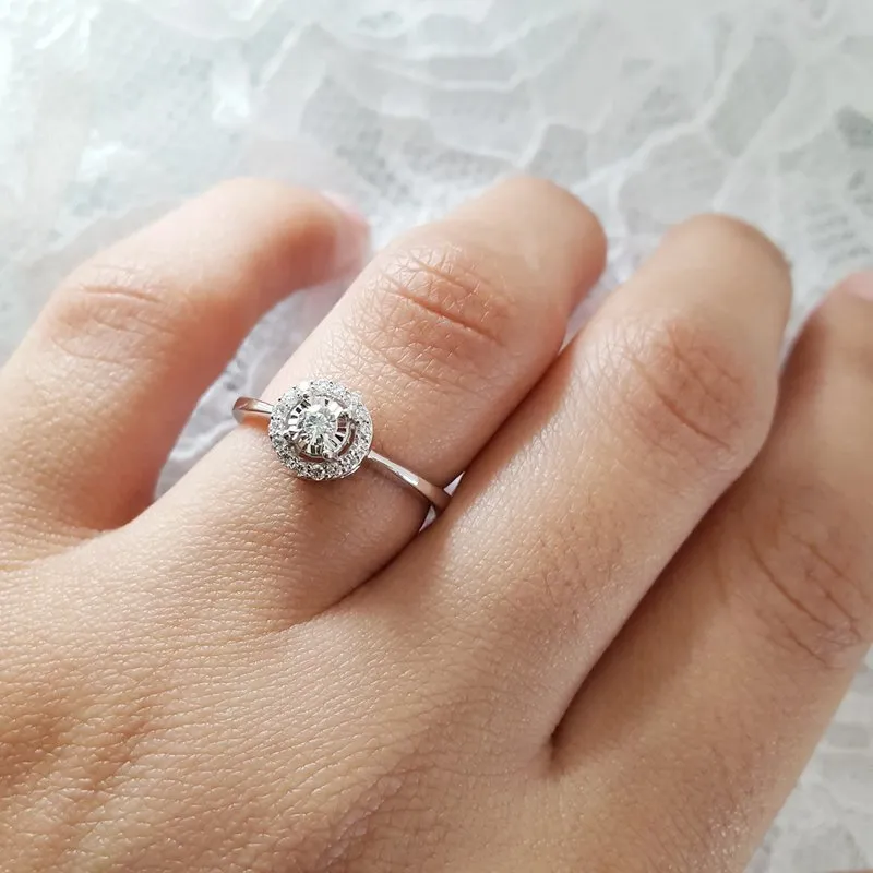 Sami Fine Jewelry Halo Ring