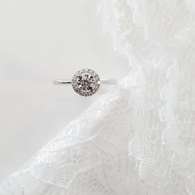Sami Fine Jewelry Halo Ring