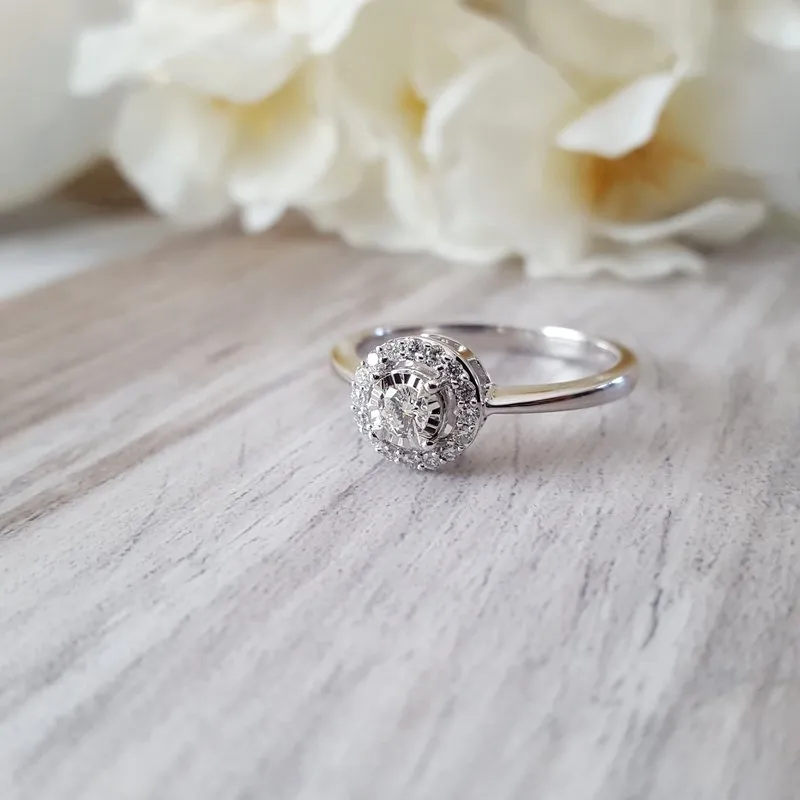 Sami Fine Jewelry Halo Ring