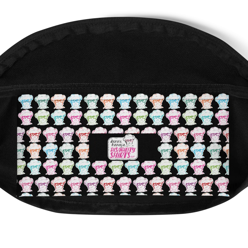 Sammi Haney (Esperanza - Raising Dion) Faces All-Over Fanny Pack