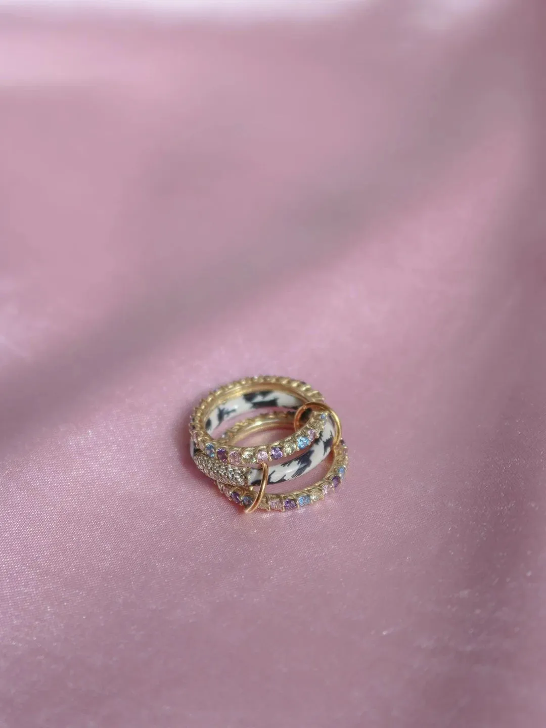 Savanna Trinity 925 Silver Ring (Size S)