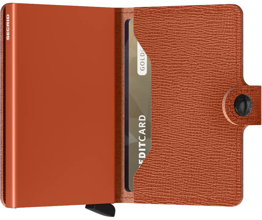 Secrid Miniwallet Crisple - Pumpkin