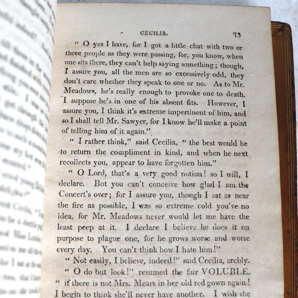 Set of Four Books: Cecelia or Memoirs of an Heiress by Frances (Fanny) Burney
