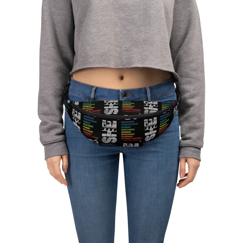 SHE Succeeded - All Over Print Bum Bag Fanny Pack
