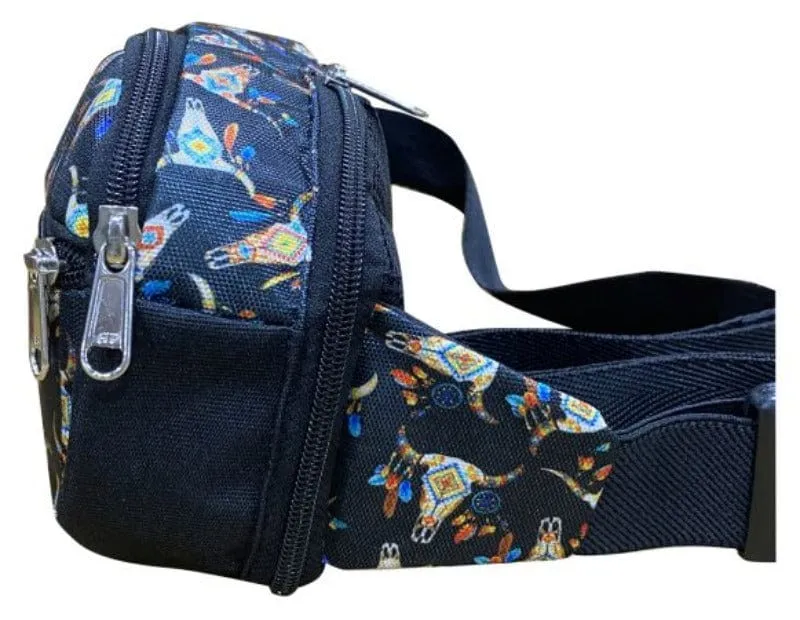 Showman Hip Pack (Fanny Pack) with Steer Skull Design