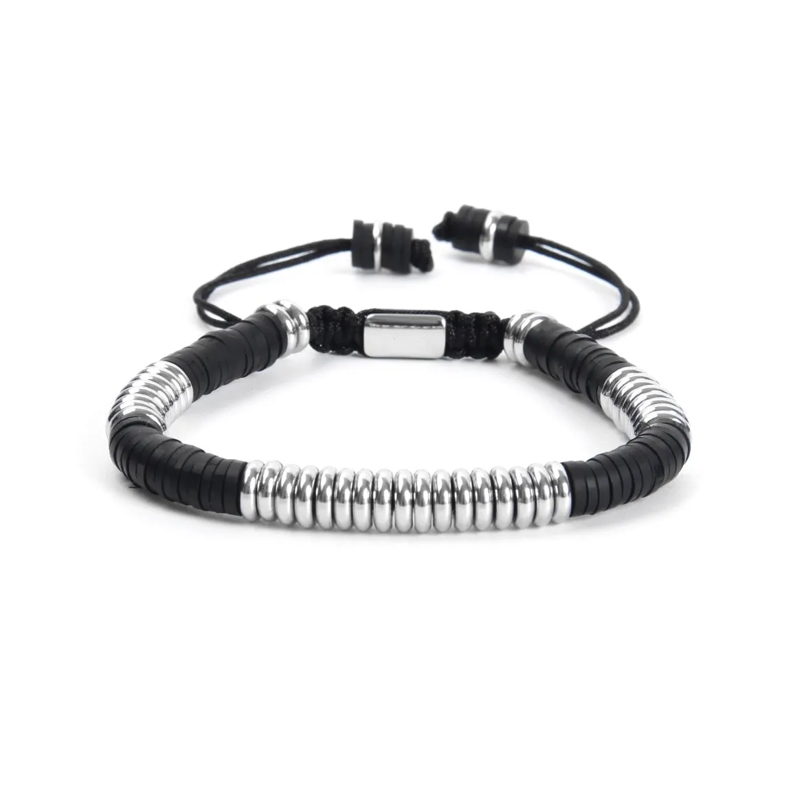 Silver Metal Beads Bracelet