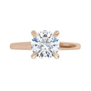 Sincerely, Springer's Rose Gold Round Solitaire Engagement Setting