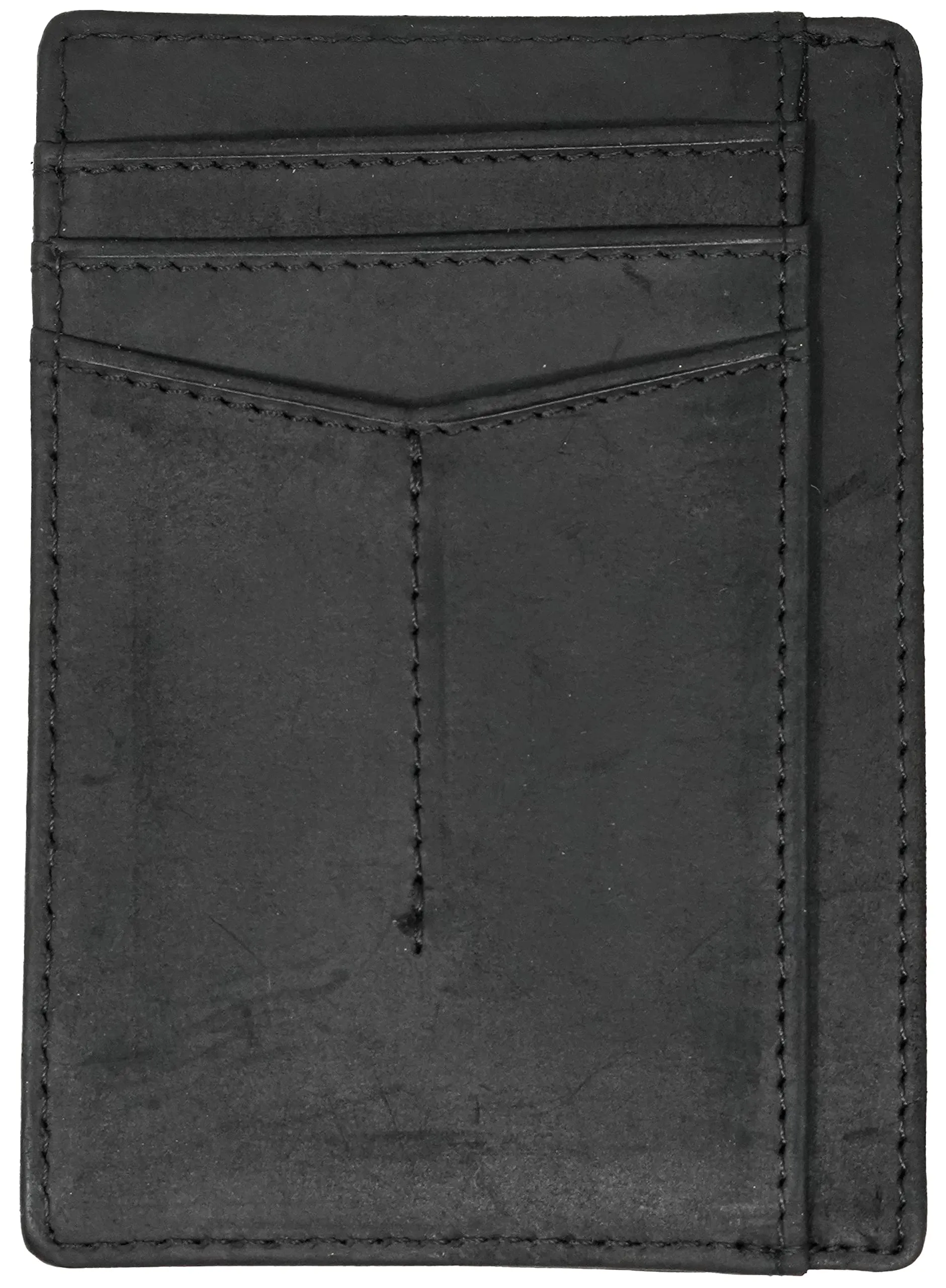 Slim Leather Card Holder by Funky Junque
