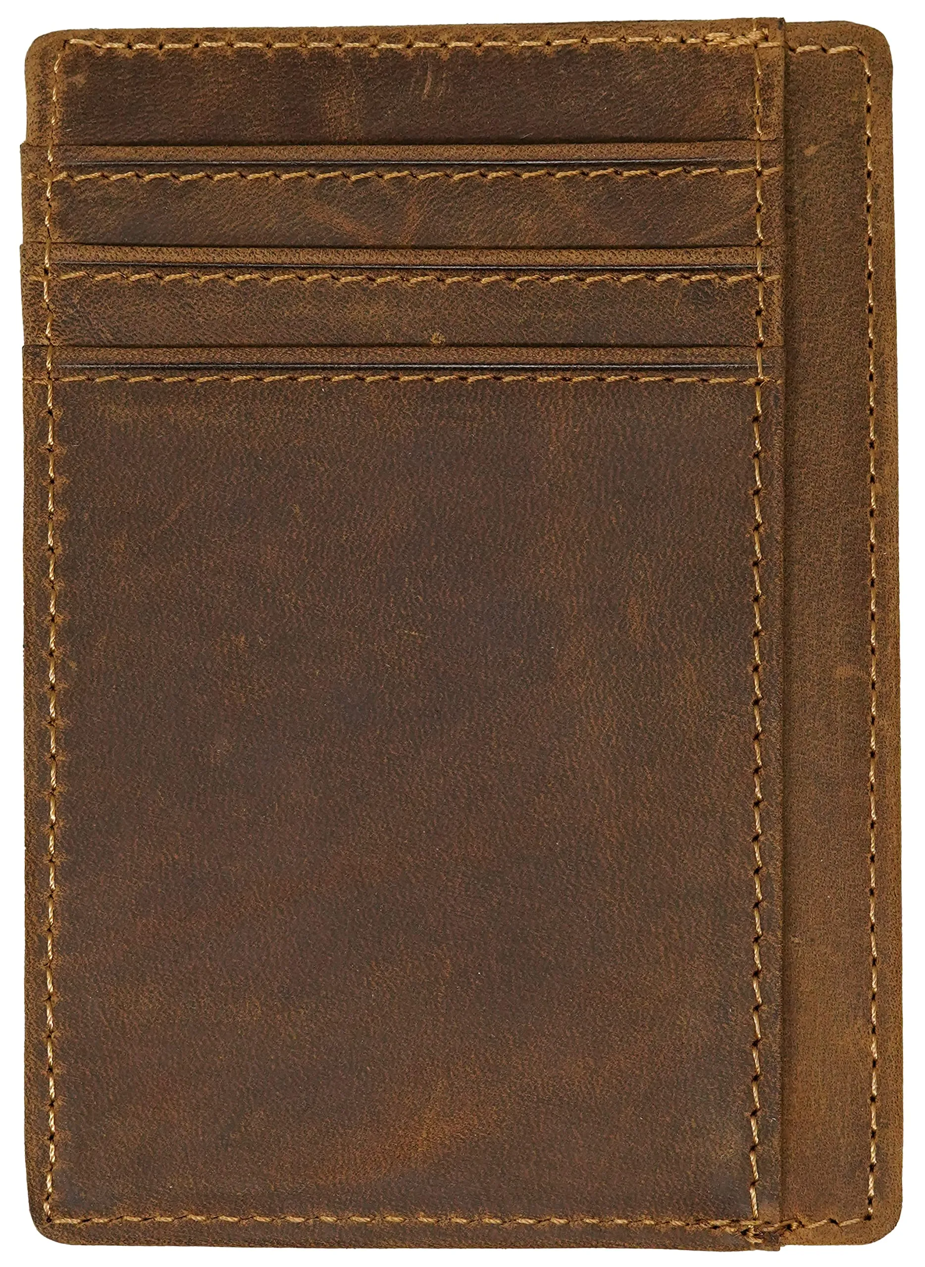 Slim Leather Card Holder by Funky Junque