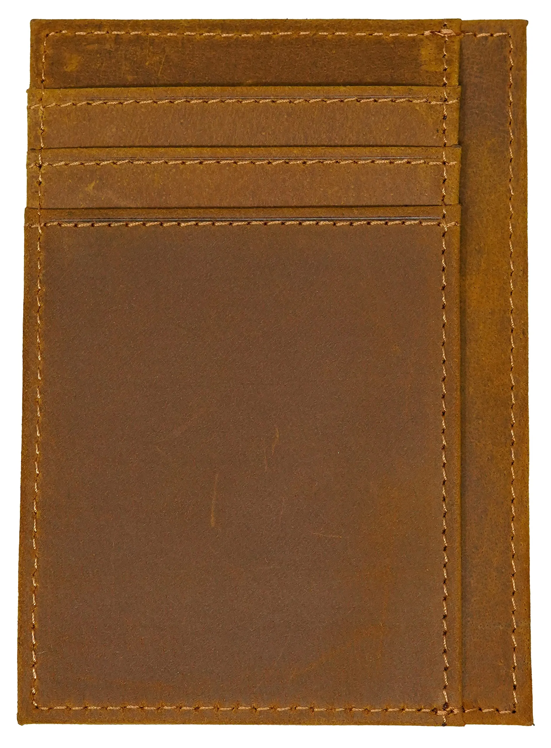 Slim Leather Card Holder by Funky Junque
