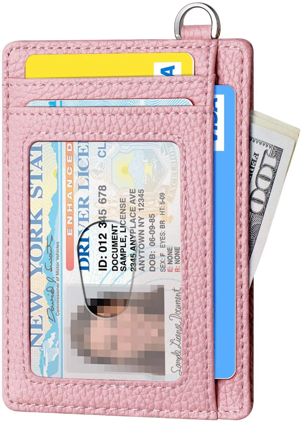 Slim Minimalist Credit Card Wallet RFID Blocking Front Pocket Wallets