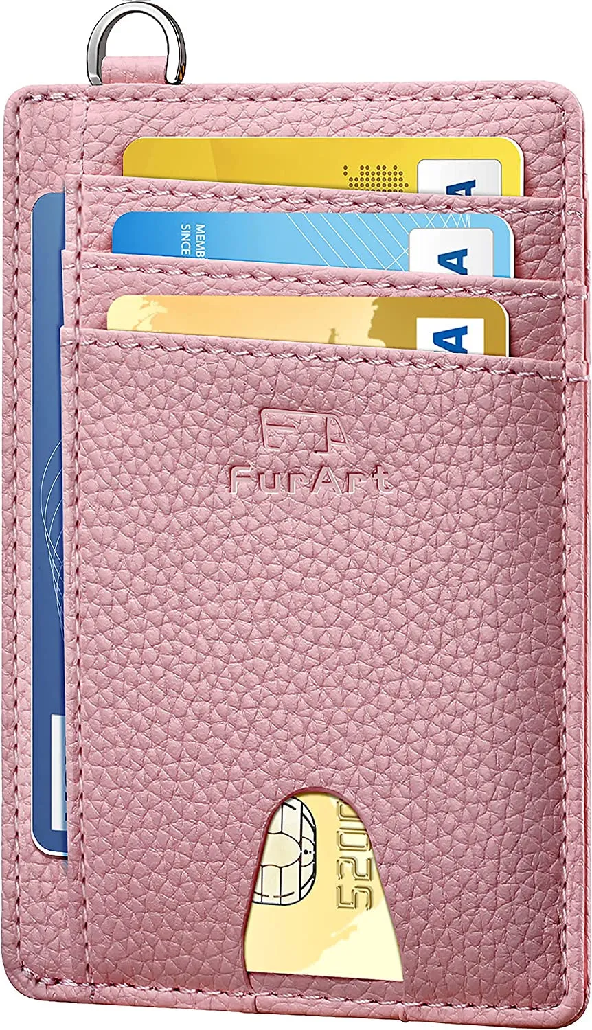 Slim Minimalist Credit Card Wallet RFID Blocking Front Pocket Wallets
