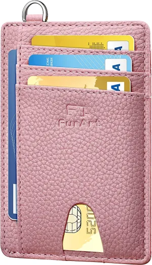 Slim Minimalist Credit Card Wallet RFID Blocking Front Pocket Wallets