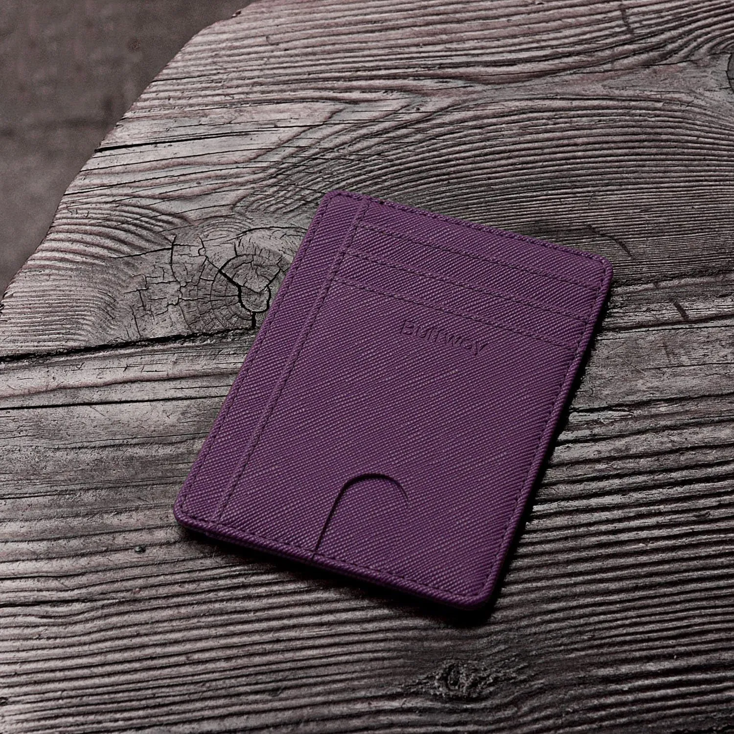 Slim Minimalist Front Pocket RFID Blocking Leather Wallets